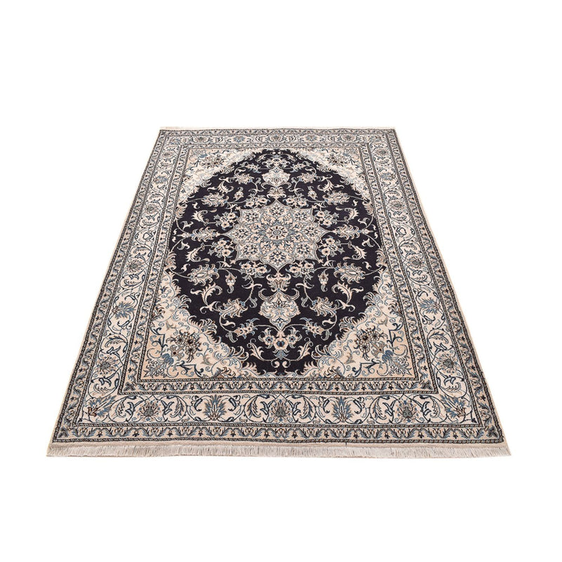Alfombra persa - Nain - 238 x 161 cm - azul oscuro