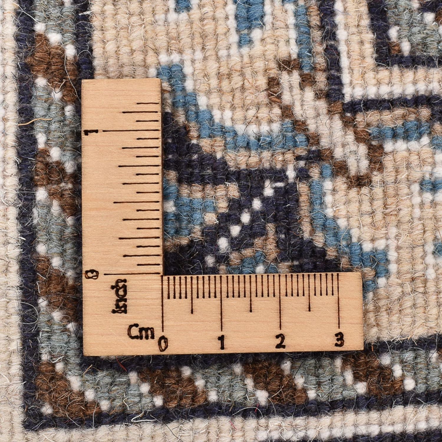 Alfombra persa - Nain - 238 x 161 cm - azul oscuro