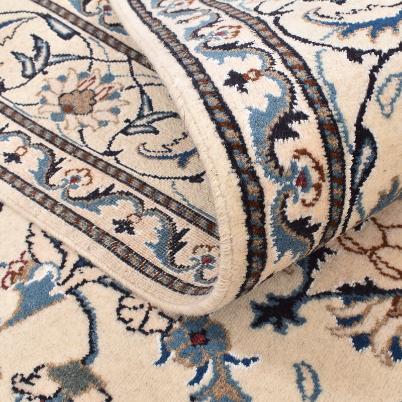 Alfombra persa - Nain - 241 x 170 cm - beige claro