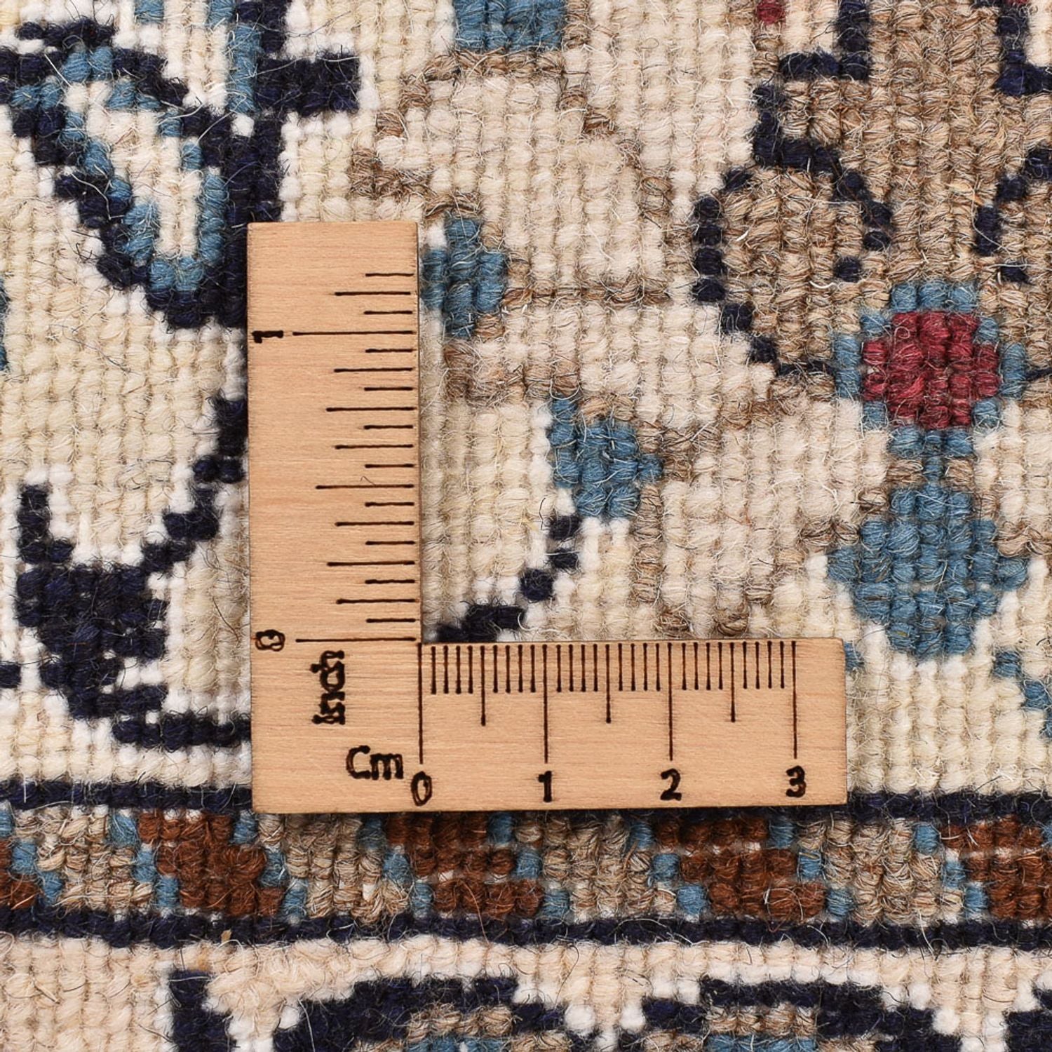 Alfombra persa - Nain - 241 x 170 cm - beige claro