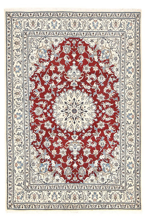 Alfombra persa - Nain - 244 x 165 cm - rojo
