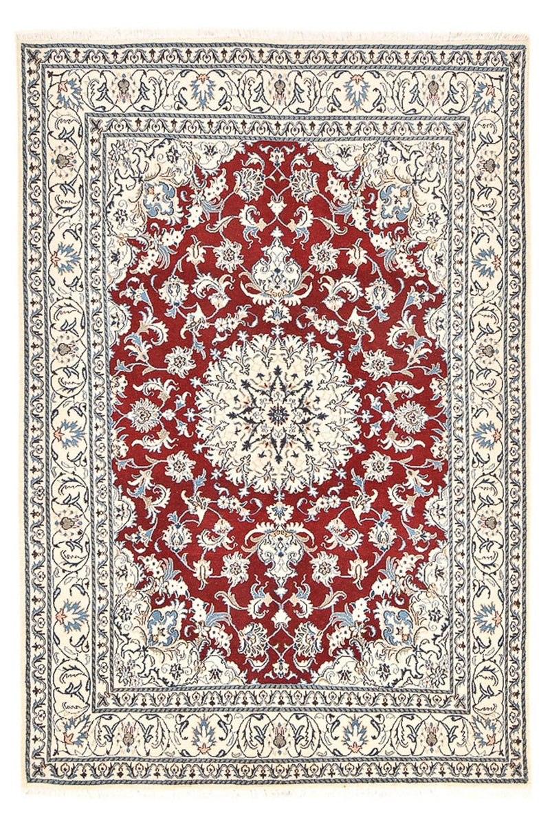 Alfombra persa - Nain - 244 x 165 cm - rojo