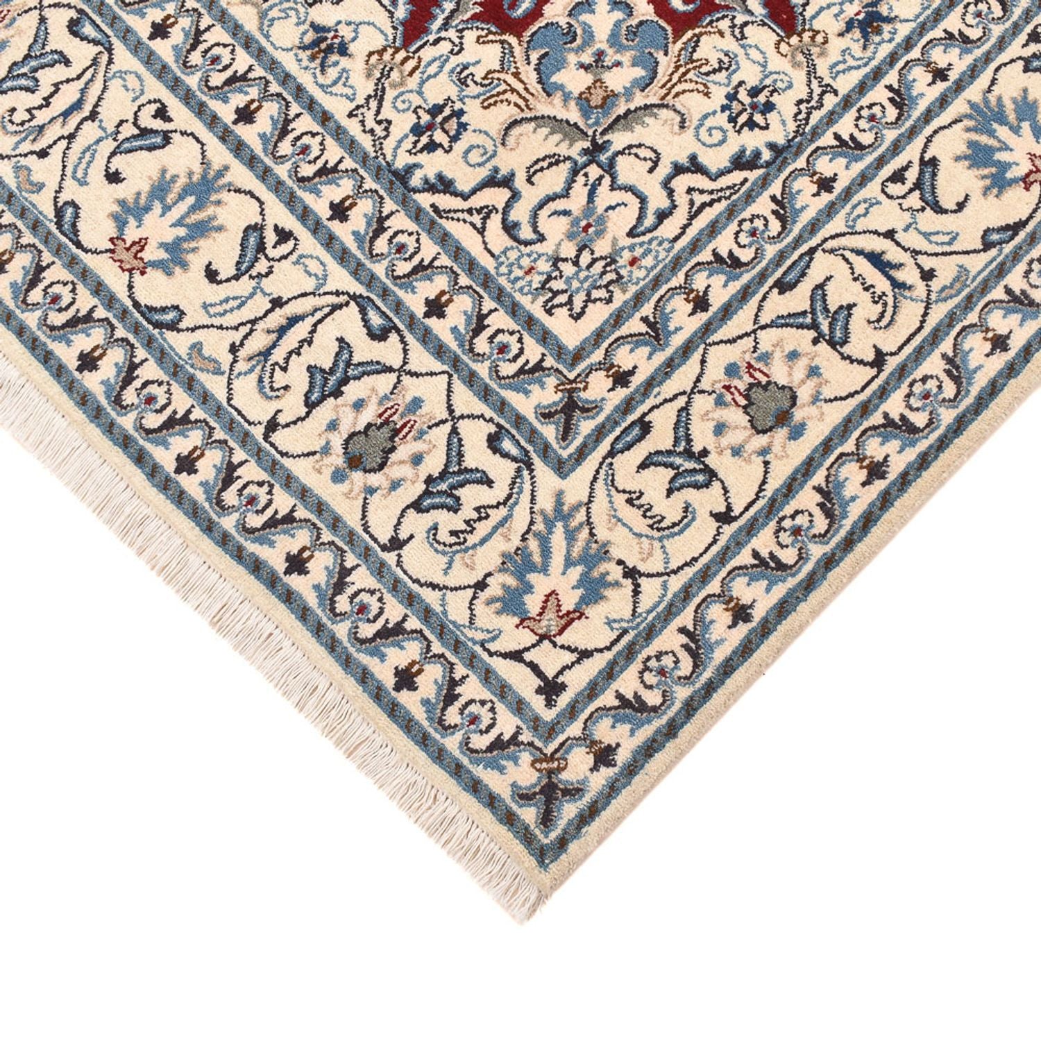 Alfombra persa - Nain - 244 x 165 cm - rojo