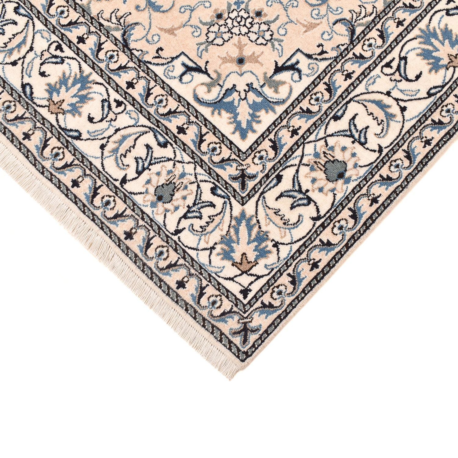 Alfombra persa - Nain - 240 x 168 cm - beige claro