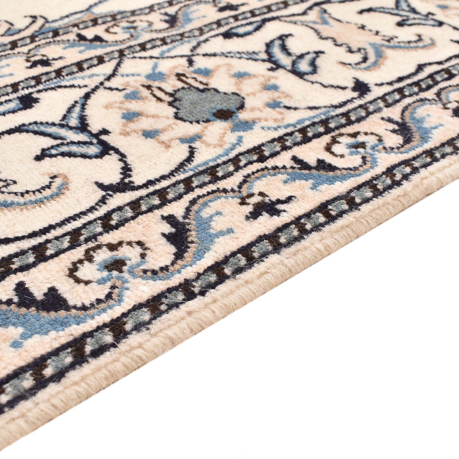 Alfombra persa - Nain - 240 x 168 cm - beige claro