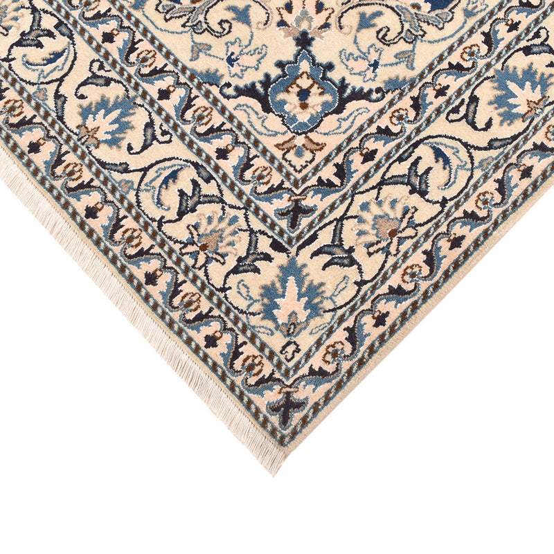 Alfombra persa - Nain - 208 x 149 cm - azul oscuro