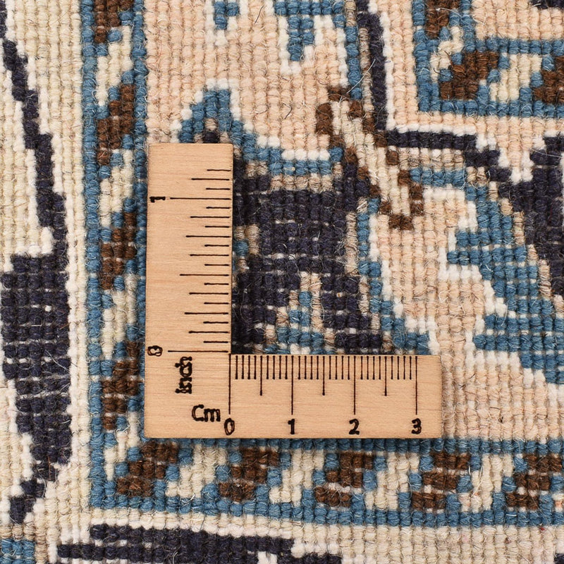 Alfombra persa - Nain - 208 x 149 cm - azul oscuro