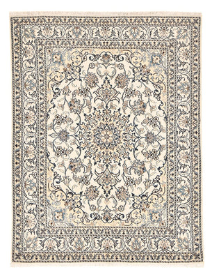 Alfombra persa - Nain - 193 x 145 cm - beige claro