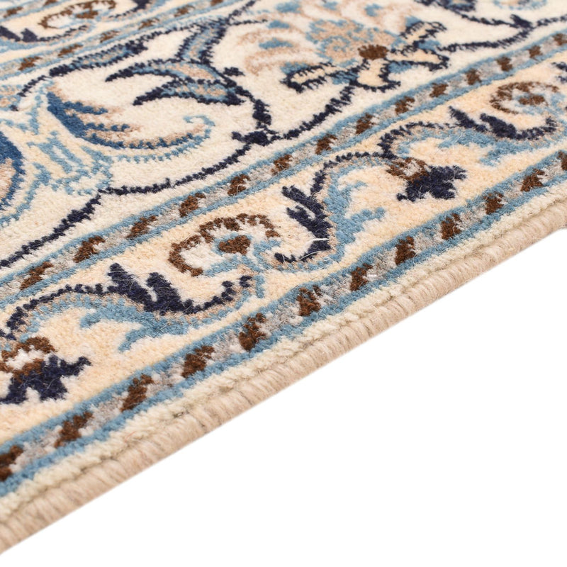 Alfombra persa - Nain - 193 x 145 cm - beige claro