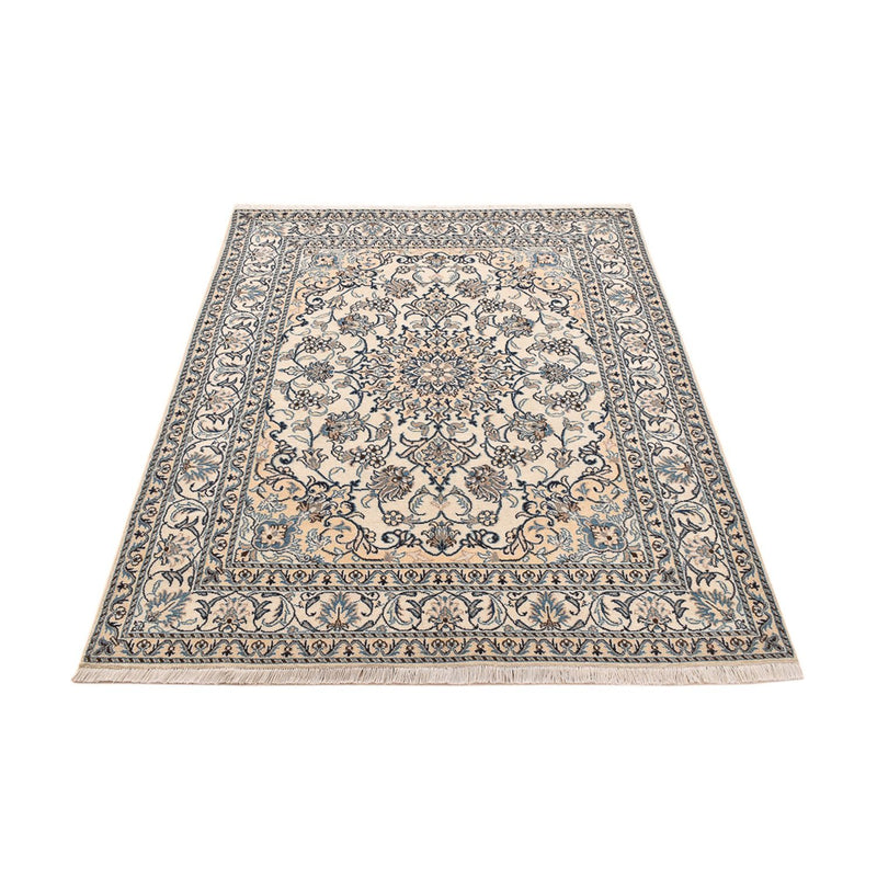 Alfombra persa - Nain - 193 x 145 cm - beige claro