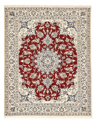 Alfombra persa - Nain - 195 x 148 cm - rojo