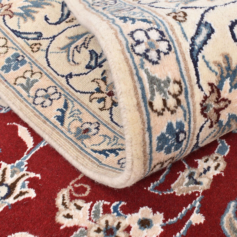 Alfombra persa - Nain - 195 x 148 cm - rojo