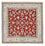 Alfombra persa - Nain cuadrado  - 203 x 193 cm - rojo