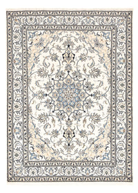Alfombra persa - Nain - 239 x 171 cm - beige claro
