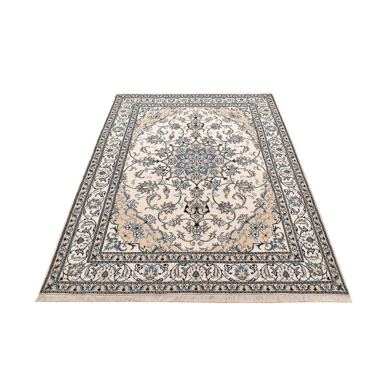 Alfombra persa - Nain - 239 x 171 cm - beige claro