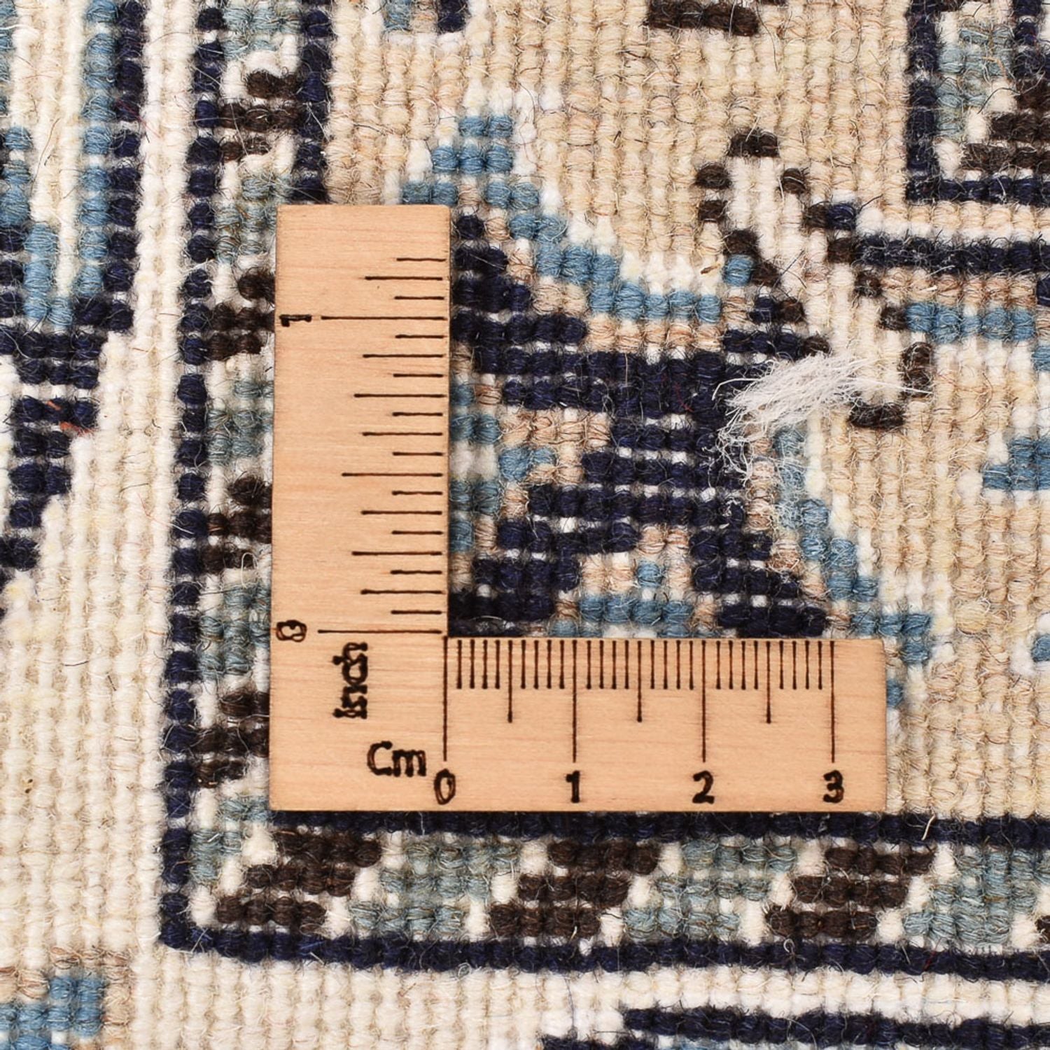Alfombra persa - Nain - 239 x 171 cm - beige claro
