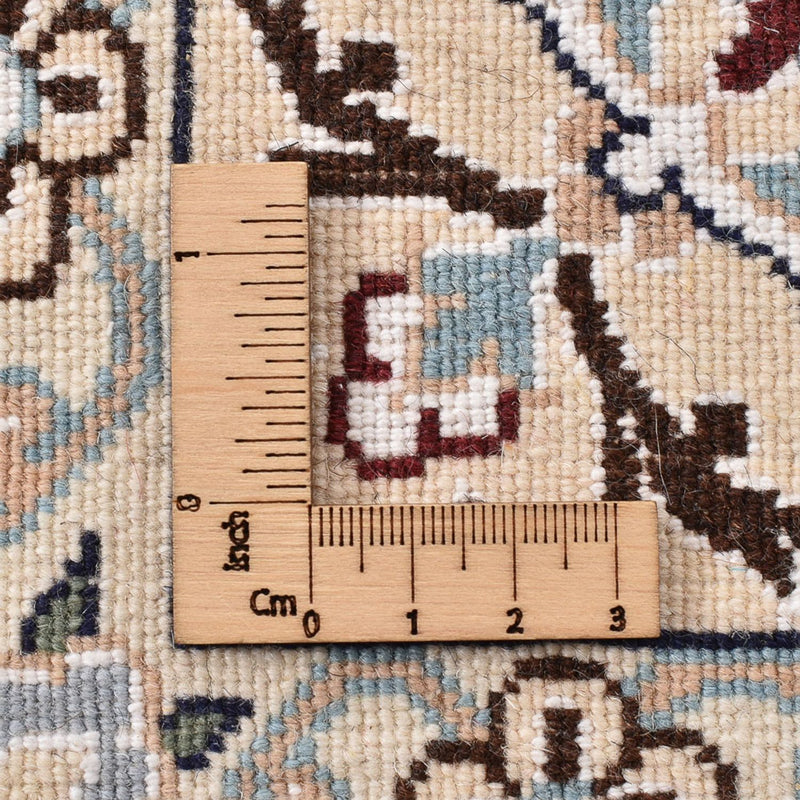 Alfombra Persa - Nain - Real - 201 x 149 cm - azul claro