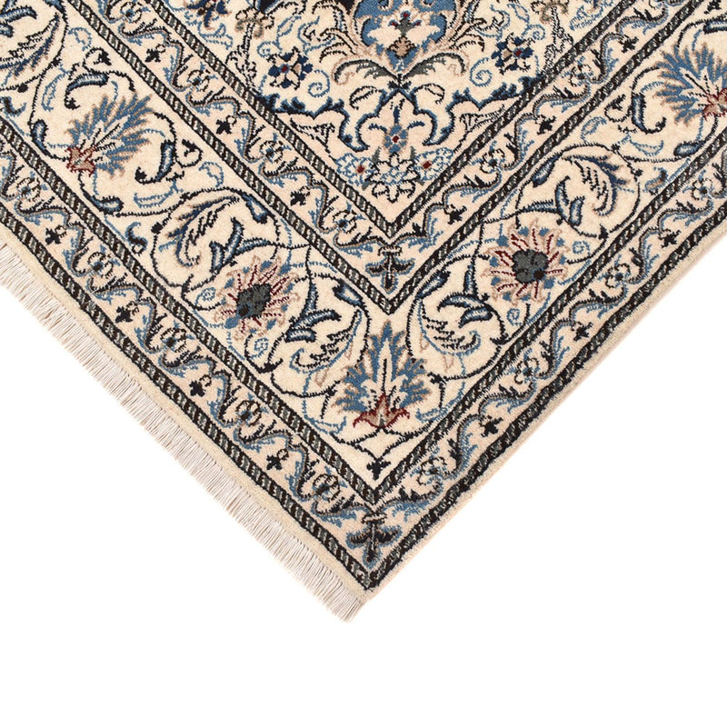 Alfombra persa - Nain - 252 x 161 cm - azul oscuro