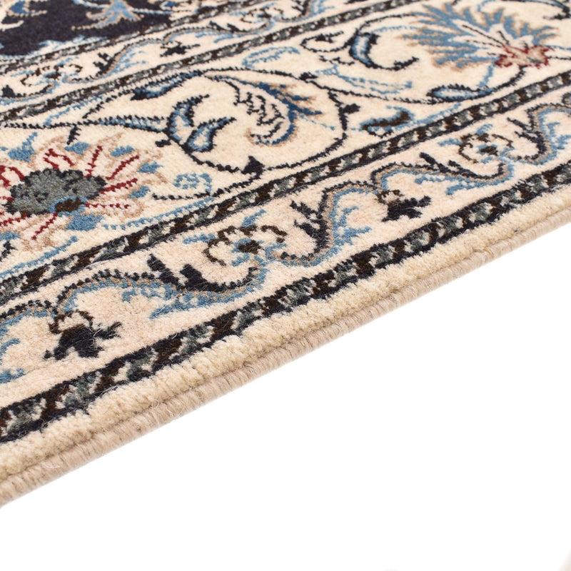Alfombra persa - Nain - 252 x 161 cm - azul oscuro
