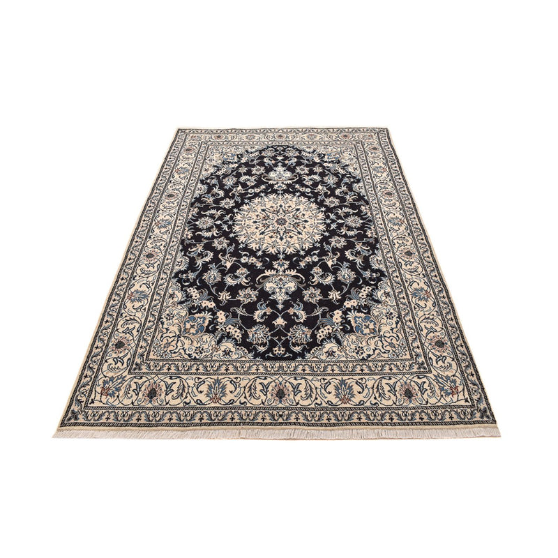 Alfombra persa - Nain - 252 x 161 cm - azul oscuro