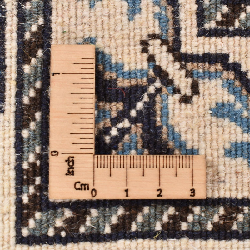 Alfombra persa - Nain - 252 x 161 cm - azul oscuro
