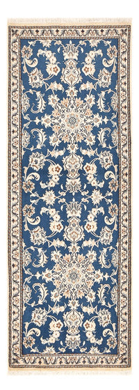 Alfombra de pasillo Alfombra persa - Nain - 209 x 78 cm - azul