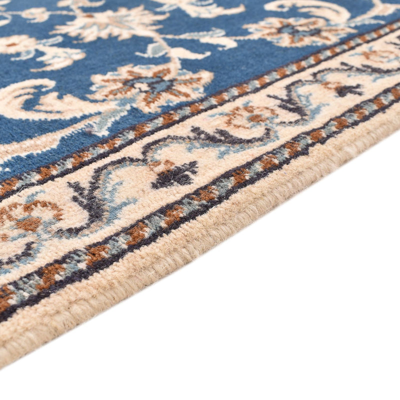 Alfombra de pasillo Alfombra persa - Nain - 209 x 78 cm - azul