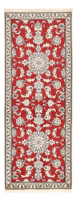 Alfombra de pasillo Alfombra persa - Nain - 208 x 79 cm - rojo