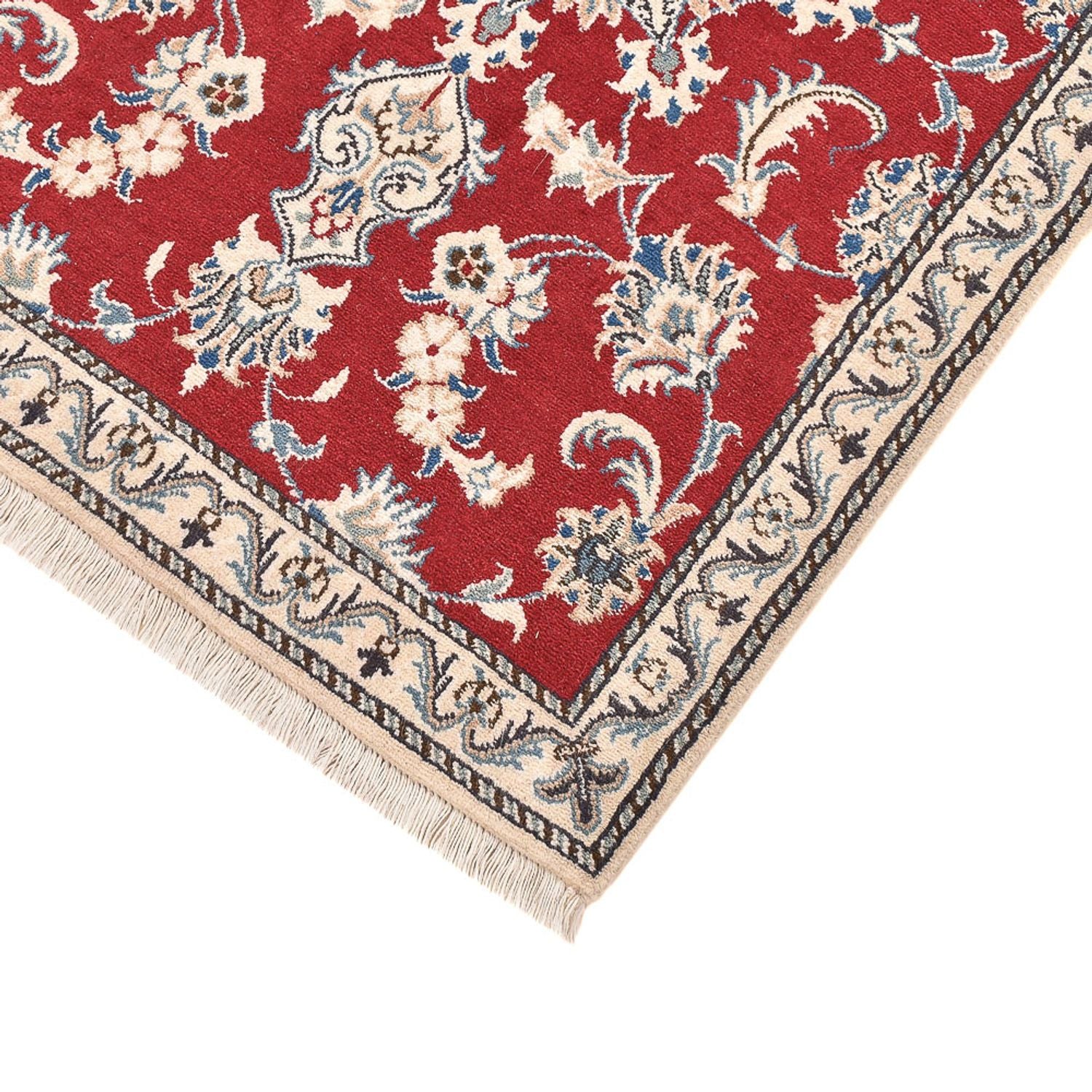 Alfombra de pasillo Alfombra persa - Nain - 208 x 79 cm - rojo