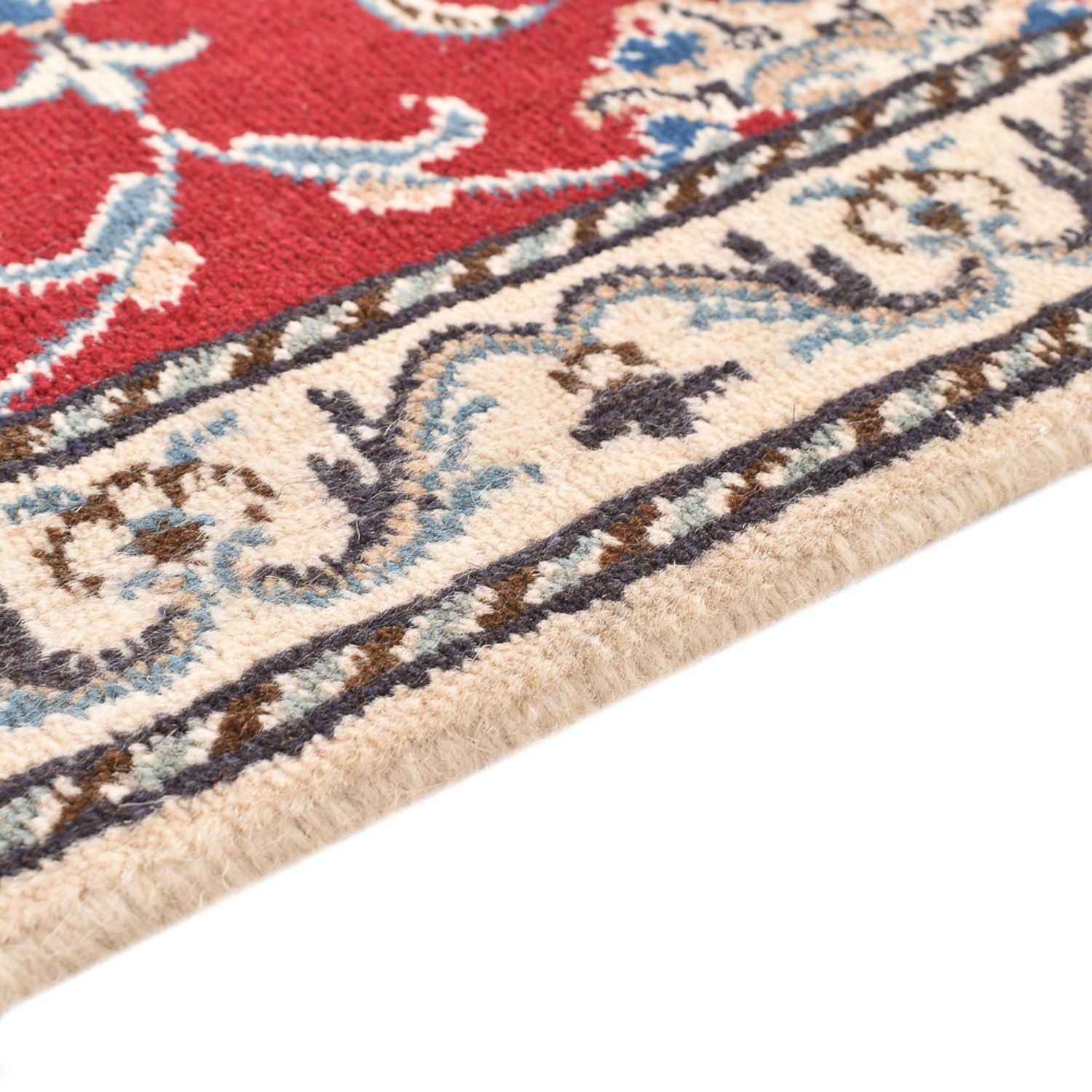 Alfombra de pasillo Alfombra persa - Nain - 208 x 79 cm - rojo