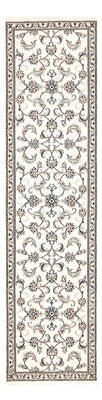 Alfombra de pasillo Alfombra persa - Nain - 298 x 78 cm - blanco