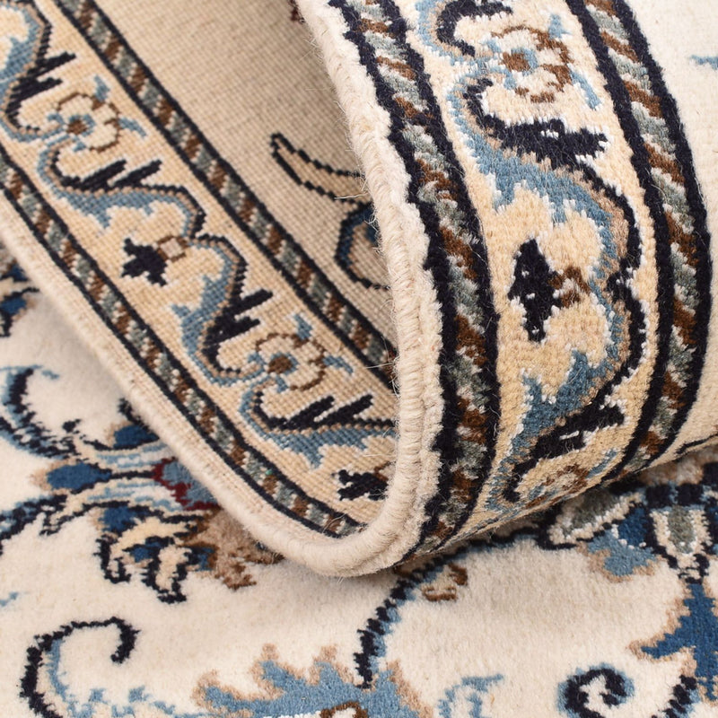 Alfombra de pasillo Alfombra persa - Nain - 298 x 78 cm - blanco