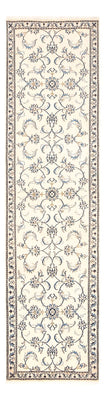 Alfombra de pasillo Alfombra persa - Nain - 307 x 78 cm - blanco