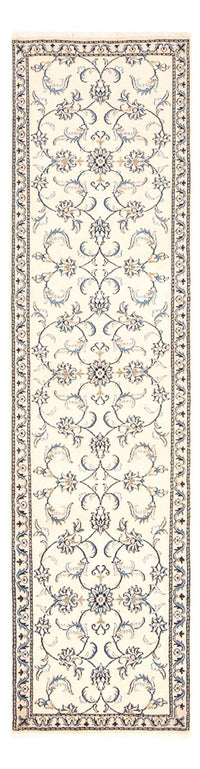 Alfombra de pasillo Alfombra persa - Nain - 307 x 78 cm - blanco