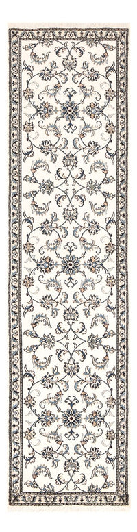 Alfombra de pasillo Alfombra persa - Nain - 289 x 77 cm - blanco