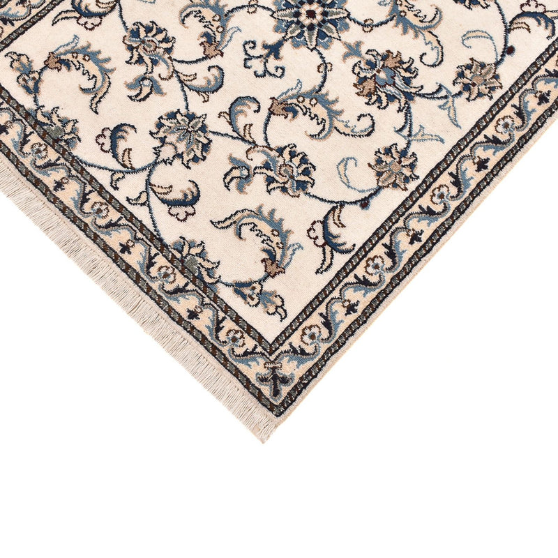 Alfombra de pasillo Alfombra persa - Nain - 289 x 77 cm - blanco