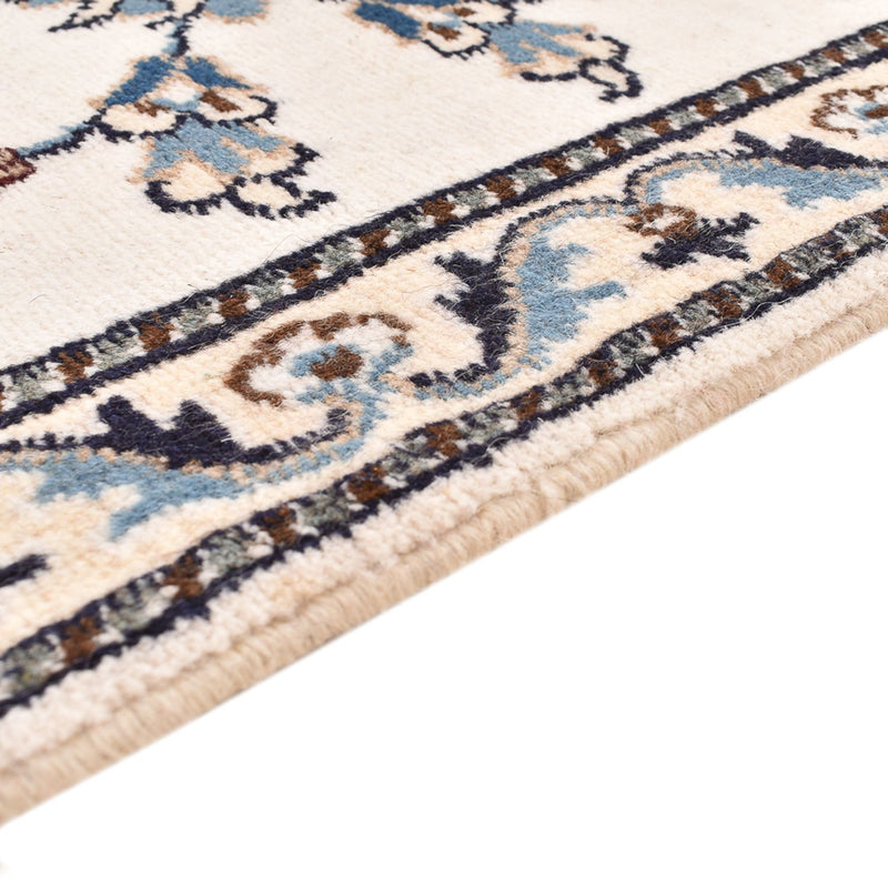 Alfombra de pasillo Alfombra persa - Nain - 289 x 77 cm - blanco