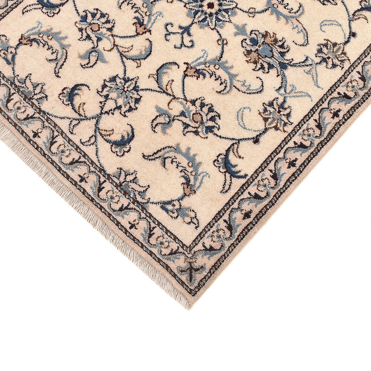 Alfombra de pasillo Alfombra persa - Nain - 286 x 80 cm - beige