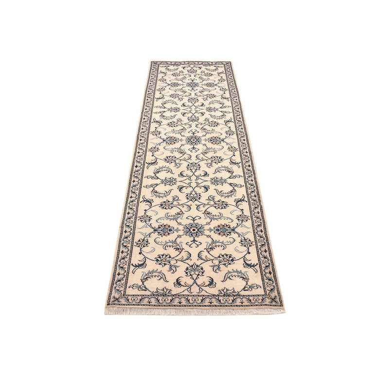 Alfombra de pasillo Alfombra persa - Nain - 286 x 80 cm - beige