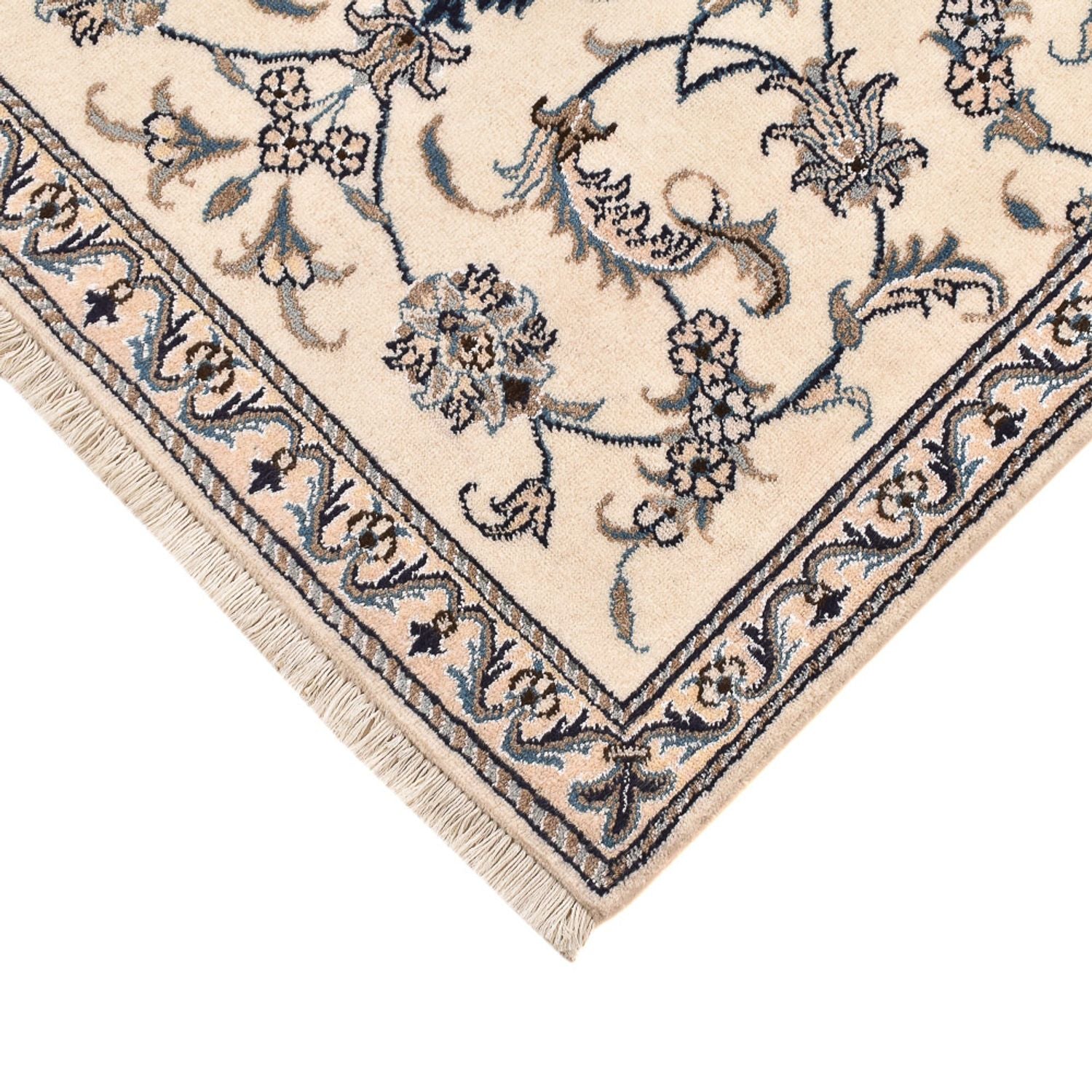Alfombra persa - Nain - 137 x 87 cm - beige claro