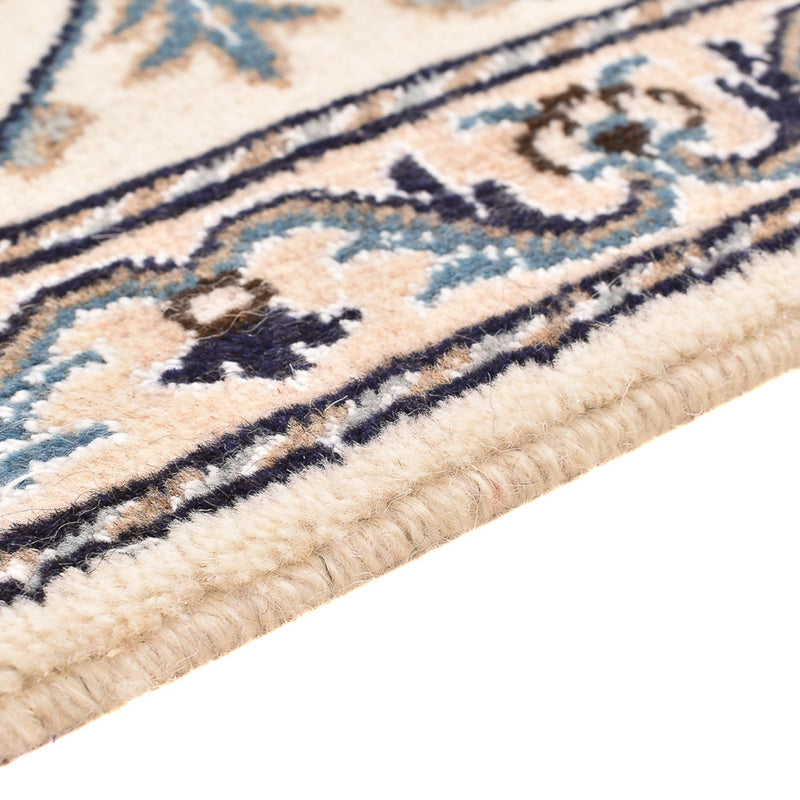 Alfombra persa - Nain - 137 x 87 cm - beige claro