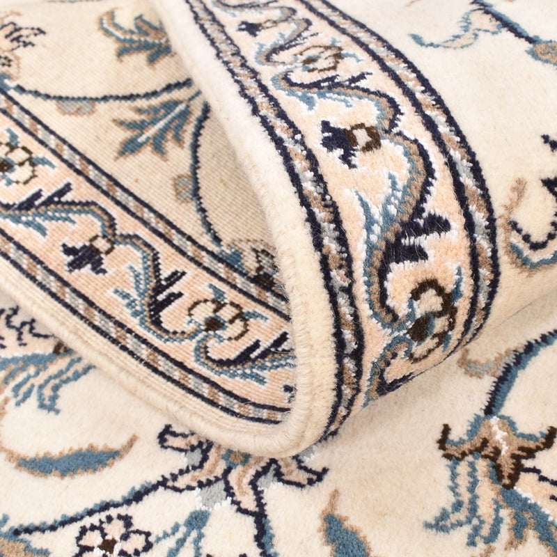 Alfombra persa - Nain - 137 x 87 cm - beige claro