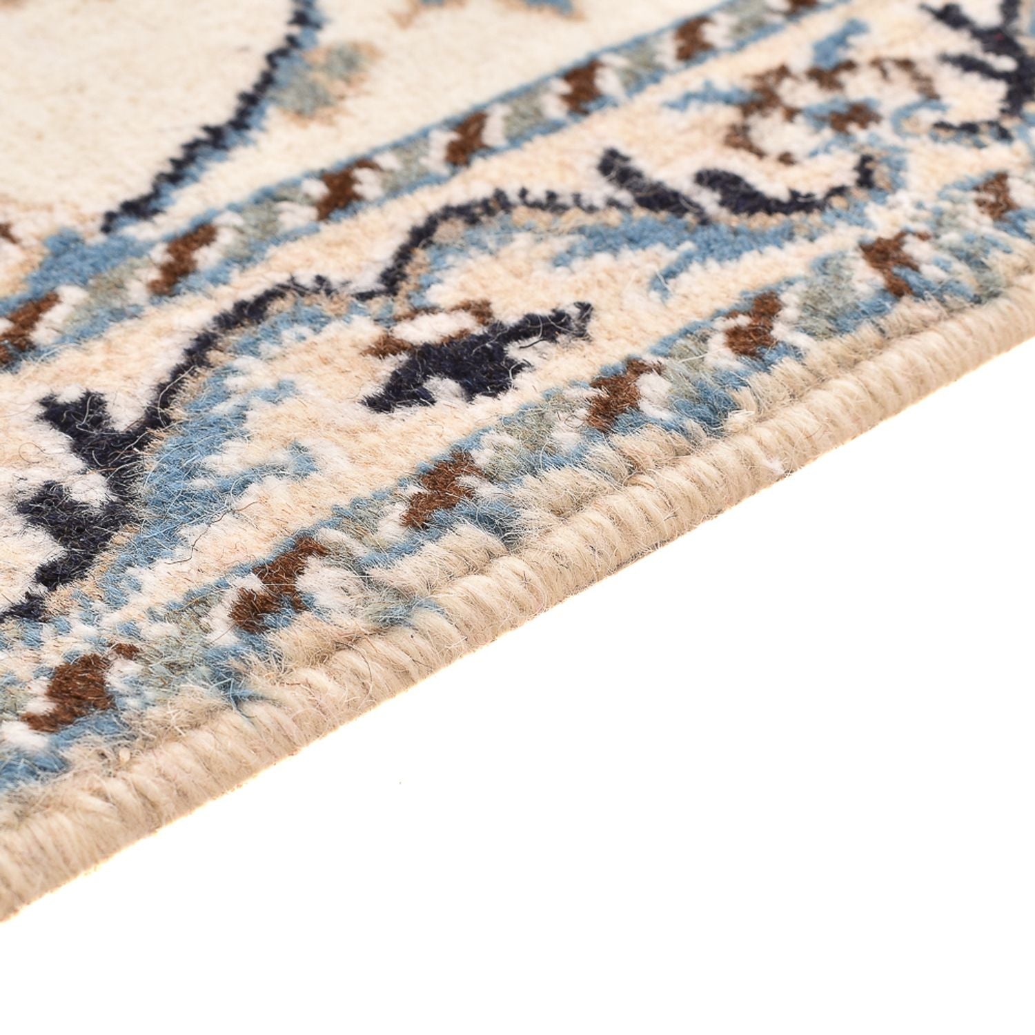 Alfombra persa - Nain - 136 x 87 cm - beige claro