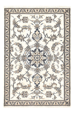 Alfombra persa - Nain - 137 x 88 cm - beige claro
