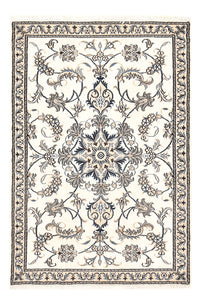 Alfombra persa - Nain - 137 x 88 cm - beige claro