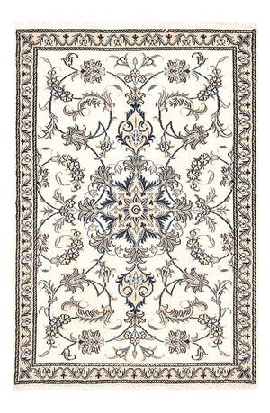 Alfombra persa - Nain - 137 x 88 cm - beige claro