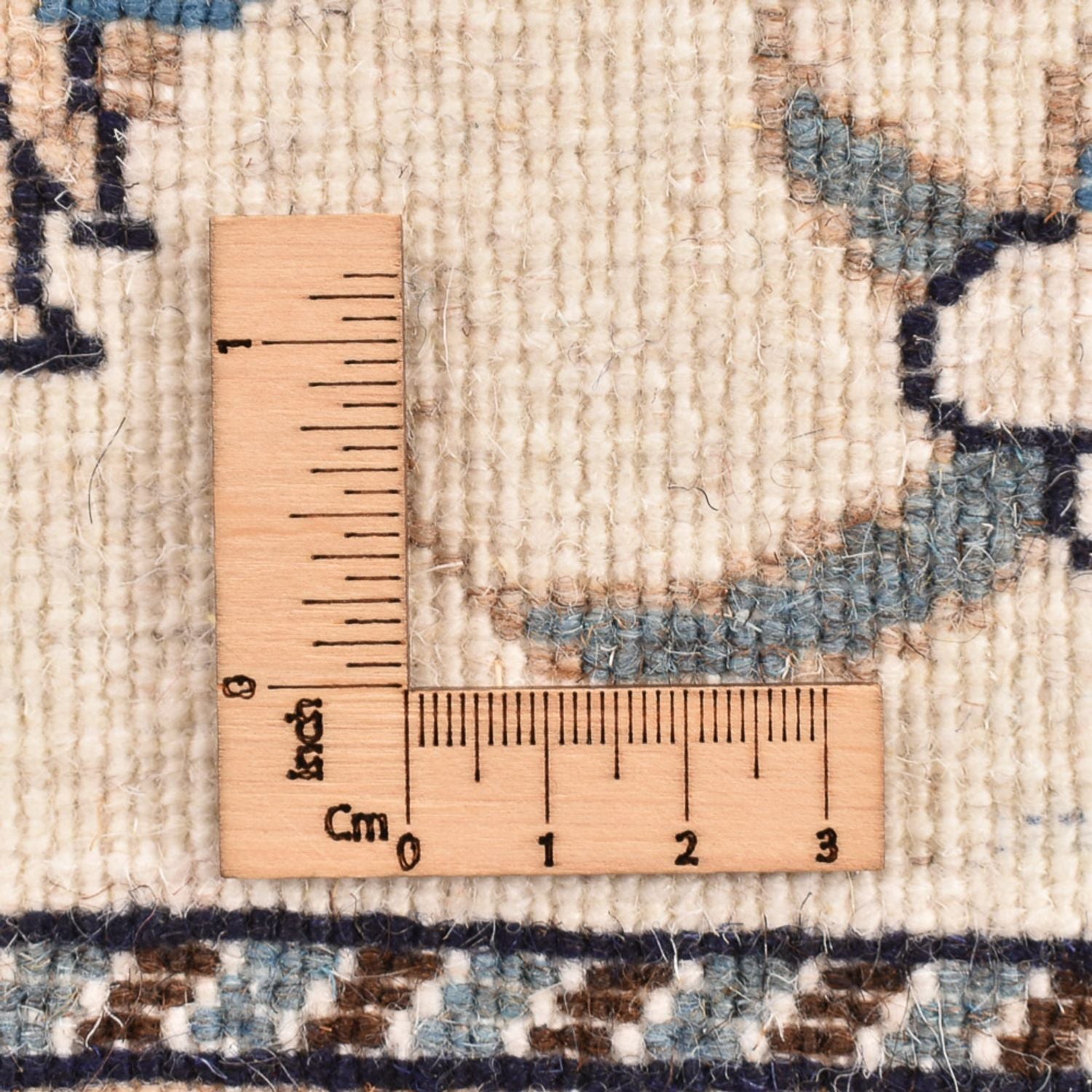 Alfombra persa - Nain - 137 x 88 cm - beige claro