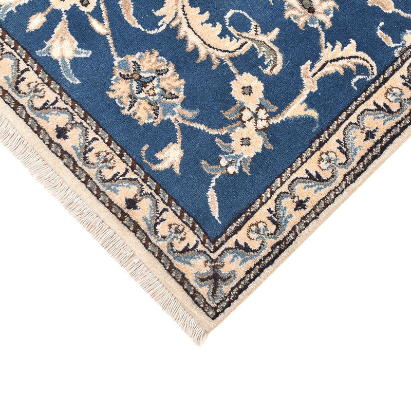 Alfombra persa - Nain - 137 x 88 cm - azul