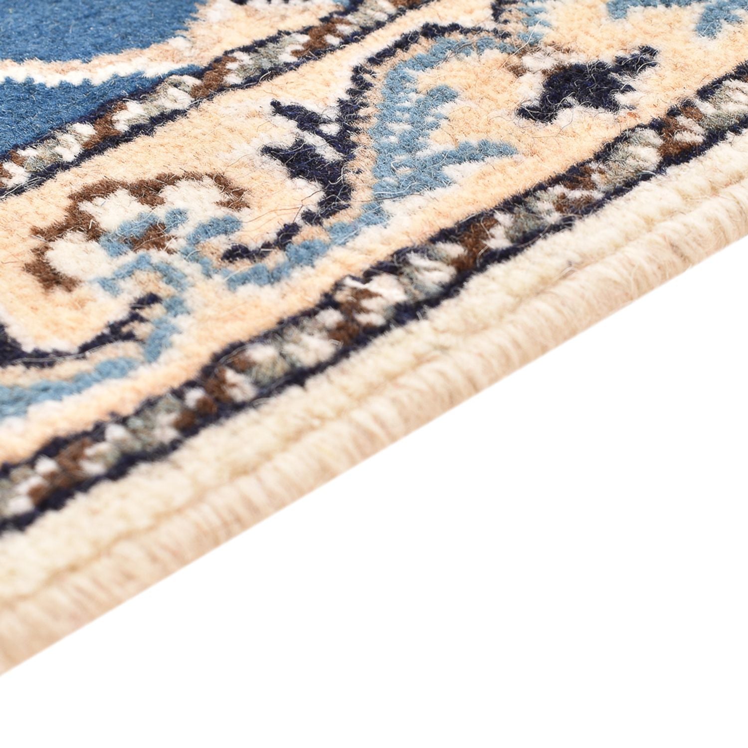Alfombra persa - Nain - 137 x 88 cm - azul