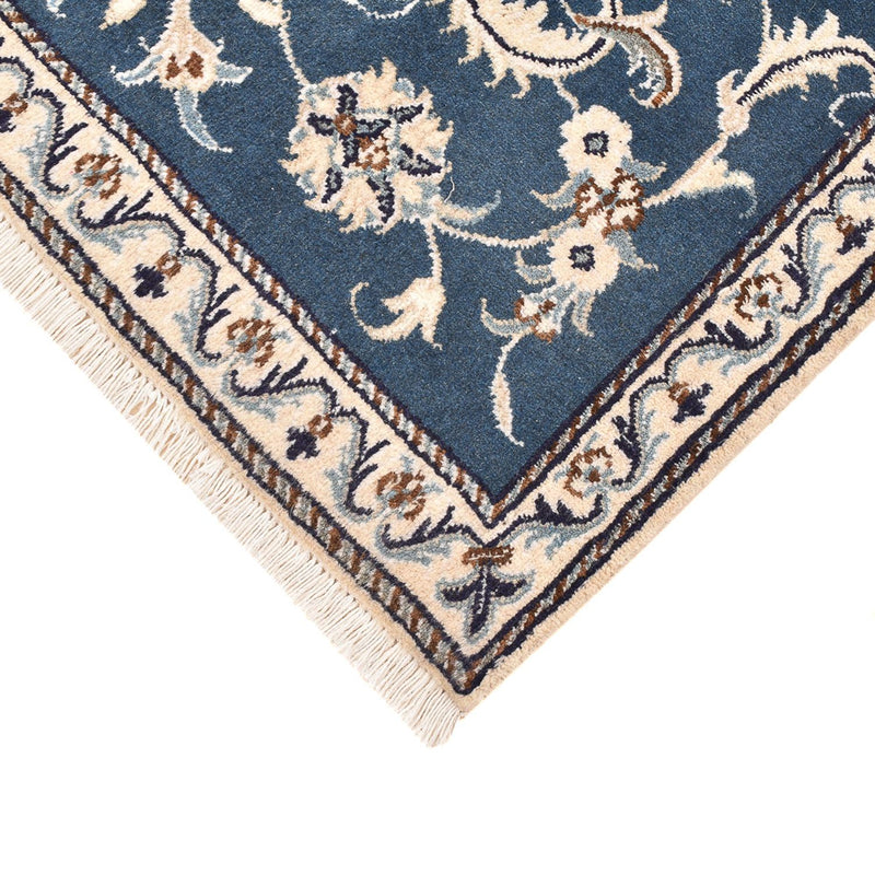 Alfombra persa - Nain - 138 x 89 cm - azul